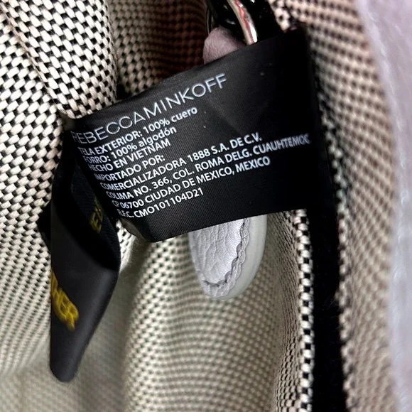 Rebecca Minkoff Edie Flap Shoulder Bag Perla Quilted Leather Silver Hardware - Picture 14 of 14